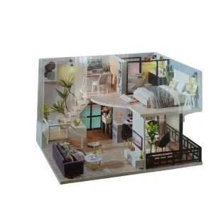 Casa Miniatura Armable De Muñecas