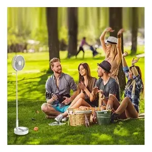 Ventilador Portatil Extensible Con Tripo