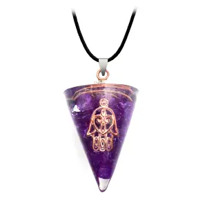 Collar Orgonita Mano Cuarzo + Estuche