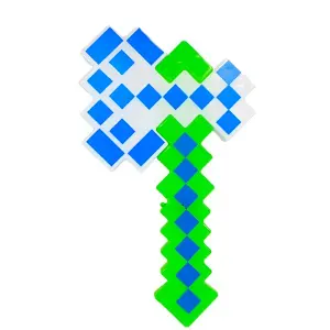 Juguete Hacha Minecraft Diamante Niños L