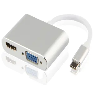 Convertidor Tipo C A Hdmi+VGA
