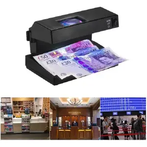 Probador Detector Billetes Falsos Luz Uv