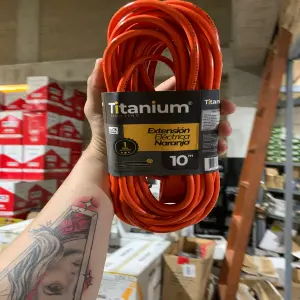 EXTENSION ELECTRICA NARANJA 10 METROS
