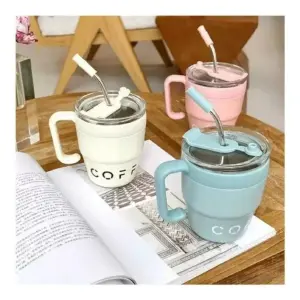 Taza Con Asa De Acero Inoxidable 480ml T