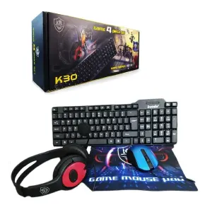 Combo Gamer 4-1 Trust Ziva: Teclado Luz