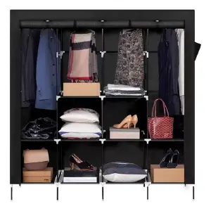 Closet Ropero Armable 4 Módulos Portátil: ¡Organización al Alcance de Tu Mano! - Closet Ropero Armable 4 Módulos Portátil