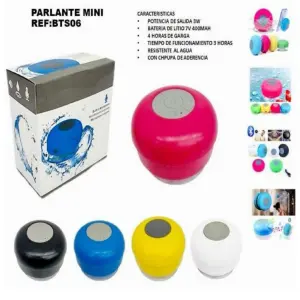 Mini parlante para la ducha