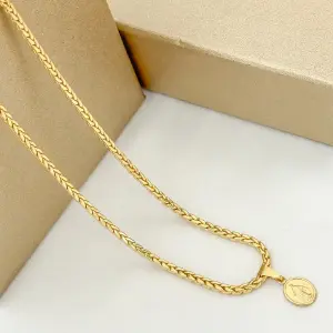 Cadena De Dama De Tejido Serpiente Rusti
