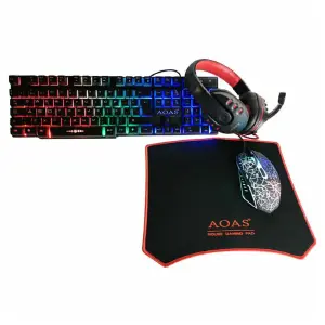 Combo Gamer 4 en 1 Teclado Mouse Audífon