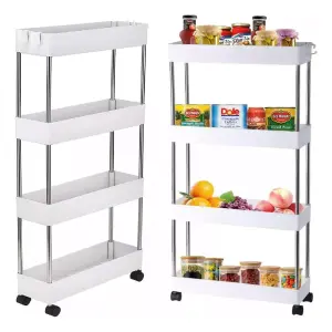 Carrito organizador de baño y cocina