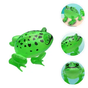 Rana Luces Led Ojos Inflable Niños