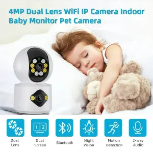 Camara Wifi con doble lente nocturno