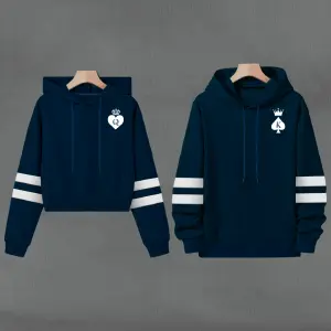 Buso Buzo, Hoodie K&Q AZUL OSCURO