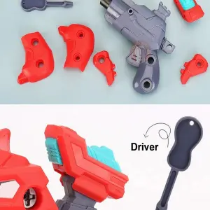 Pistola Dinosaurio Rex Desarmable Lanza