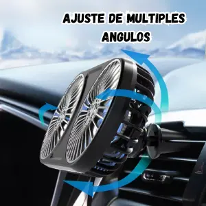 Ventilador Portatil Doble Salida Led F21