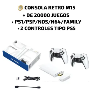 consola retro m15 + de 20000 juegos 2 c