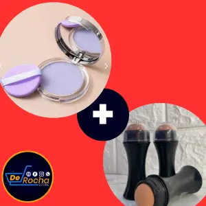 Combo polvo matificante+piedra absorbent