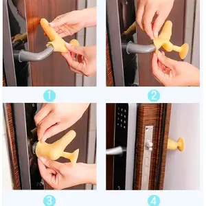 SET TOPE DE PUERTA DE SILICONA OMC-113