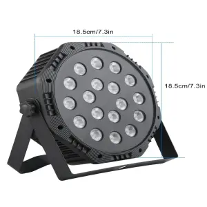 PROYECTOR DE ESCENARIO PAR LED DMX: Ilumina tus eventos con potencia y precisión - PROYECTOR DE ESCENARIO PAR LED DMX