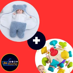 combo juguete bebe+cobertor