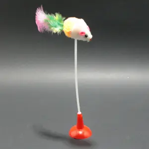 Juguete para gato chupo con Raton