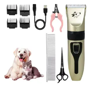 Kit Estética Máquina Peluquera Mascotas