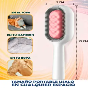 MAGICPET CEPILLO PARA MASCOTAS ROJO