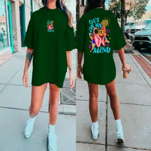 Camisetas grficas oversize - 731755