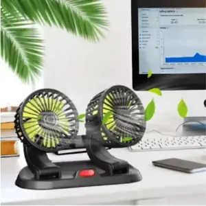 Ventilador De Doble Cabeza Para Coche