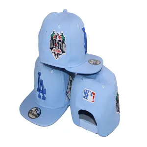 Gorra plana LA azul claro