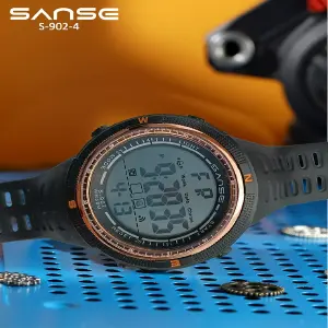S-902-4 NEGRO/ORO ROSA ESTUCHE SANSE