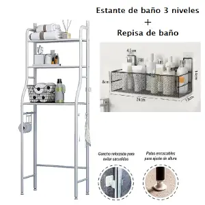 COMBO ESTANTE DE BAÑO + 1 REPISA