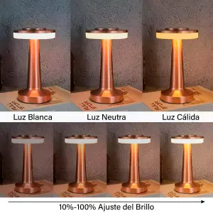 Lámpara De Mesa Led Recargable