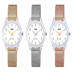 Reloj Q&q Qyq Original Mujer Acero Inoxi