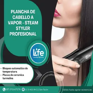 Plancha Vapor Profesional Steam Styler C