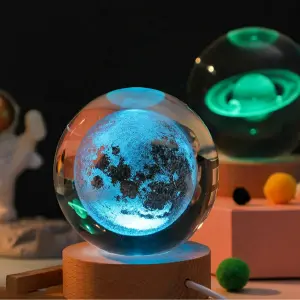 Esfera Lámpara Cristal 8cm