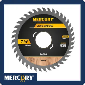 DISCO MADERA MERCURY 7 1/4" 40T