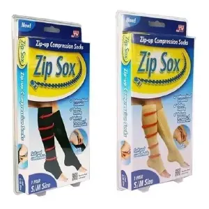 Medias de Compresión Zip Sox: Alivia el Dolor y Mejora la Circulación - Medias Zip Sox Compresión Anti Varices