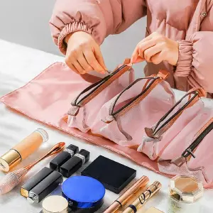 Bolsa de cosméticos portátil 4 en 1