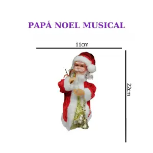 PAPÁ NOEL MUSICAL PRODUCTO DE NAVIDAD