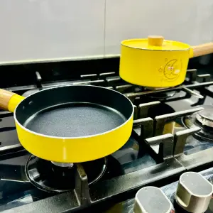 Juego De Sarten Y Olla Con Tapa De 16cm