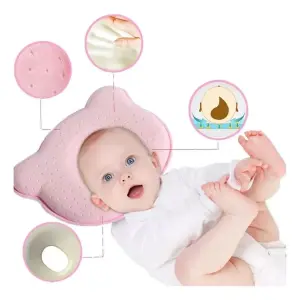 Almohada bebé prevenir cabeza plana