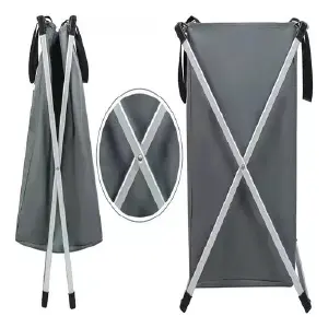 CESTA DE ROPA TRIPLE PLEGABLE