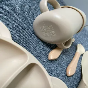 Set de Vajilla en Silicona para Bebé: ¡Alimentación Segura y Divertida! - Set de Vajilla en Silicona para Bebe