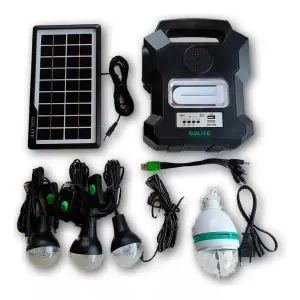 Kit Panel Solar Radio Portátil Bluetooth