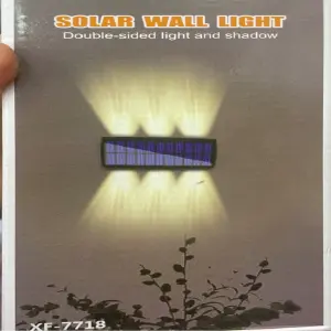 Dg Lampara Aplique Solar 6 Led x 2 Mini