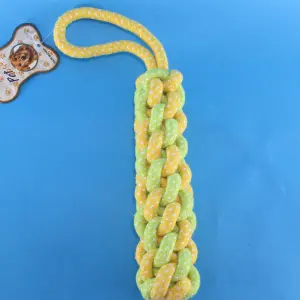 Lazo para mascota entre tejido