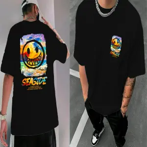 Camiseta gráfica OVERSIZE - 731722
