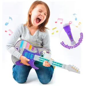 Guitarra Eléctrica De Juguete 9828A