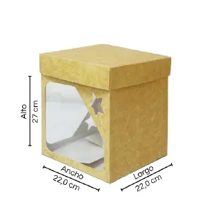 Cubo 22x22 con ventana x12und